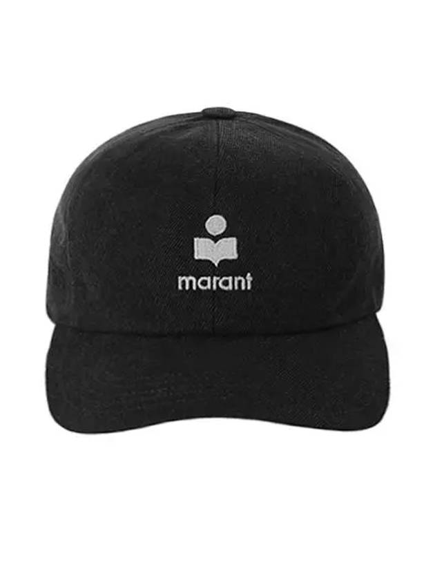 Tomas Embroidered Logo Ball Cap Black - ISABEL MARANT - BALAAN 6