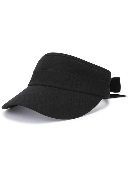 Official W VOLUME LOGO WINTER VISOR BK - ANEWGOLF - BALAAN 1