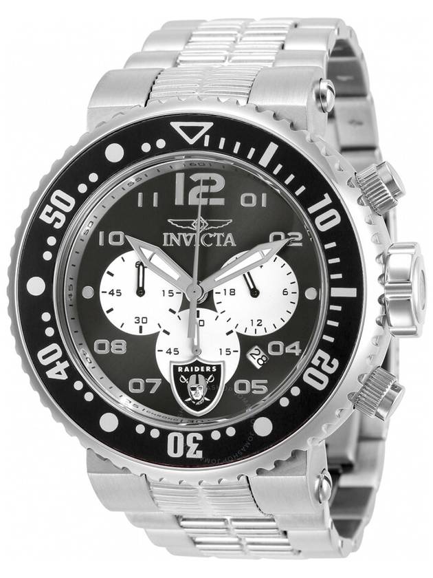 Invicta NFL Oakland Raiders Chronograph Quartz Men's Watch 30279 - INVICTA - BALAAN 1