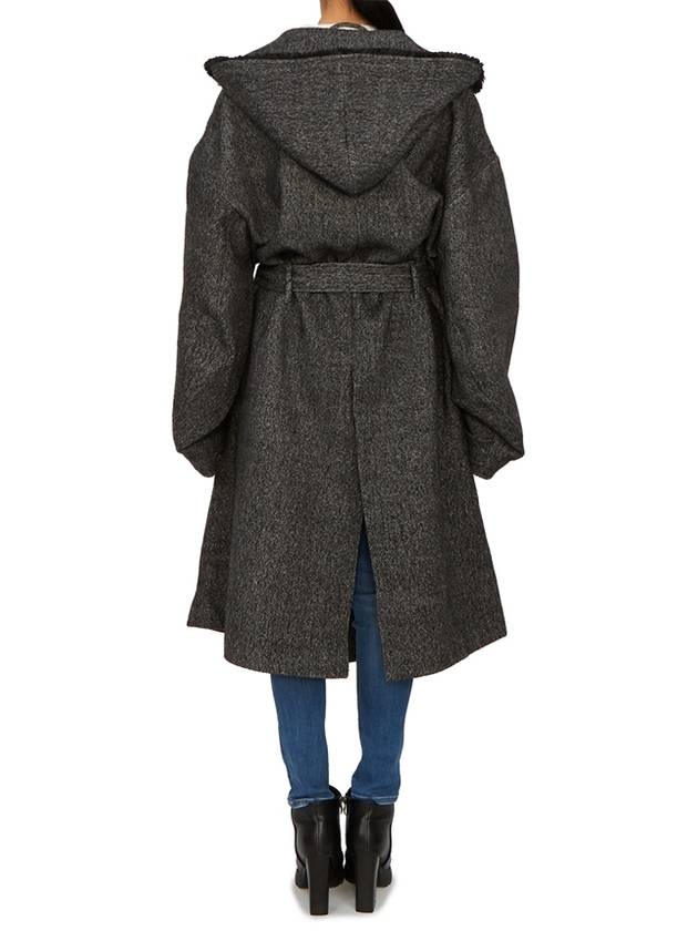 Exclusive special price limited to 30 pieces CO0267 PG1393 599 Women s hooded long trench coat - JW ANDERSON - BALAAN 7