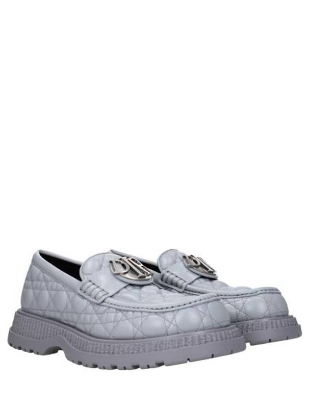 Buffalo Leather Loafers Grey - DIOR - BALAAN 3