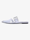 Mirror Point Open Back Sandals Silver - ALEXANDER MCQUEEN - BALAAN 2