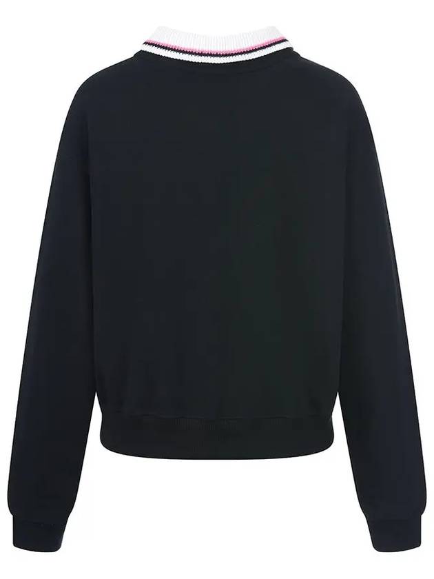 Detachable collar sweatshirt MW3SE030BLK - P_LABEL - BALAAN 3