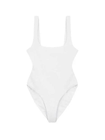 alexanderwang t Women s Textured Logo Bodysuit White 271728 - ALEXANDER WANG - BALAAN 1