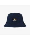 Cotton Reversible Bucket Hat Navy - BARBOUR - BALAAN 3