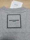 Gray Cotton Square Label Sweatshirt W241TS21734G - WOOYOUNGMI - BALAAN 9