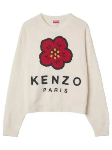 Balk Flower Knit White - KENZO - BALAAN 1