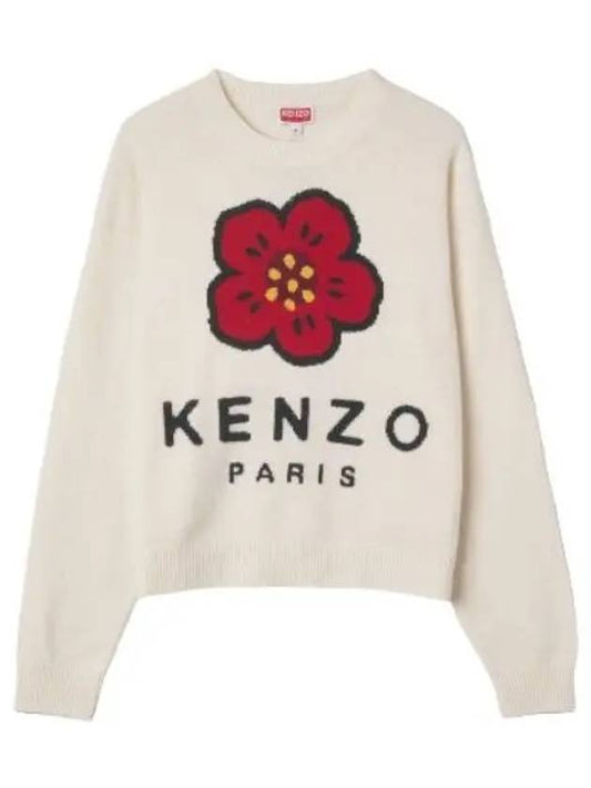 Balk Flower Knit White - KENZO - BALAAN 1