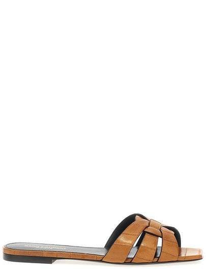 Sandals 748576 0WX00 9708 BRAVE BEIGE - SAINT LAURENT - BALAAN 2