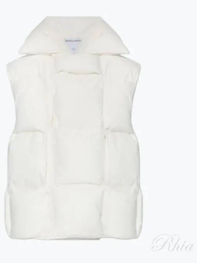 Intrecciato Nylon Padding Vest White - BOTTEGA VENETA - BALAAN 2