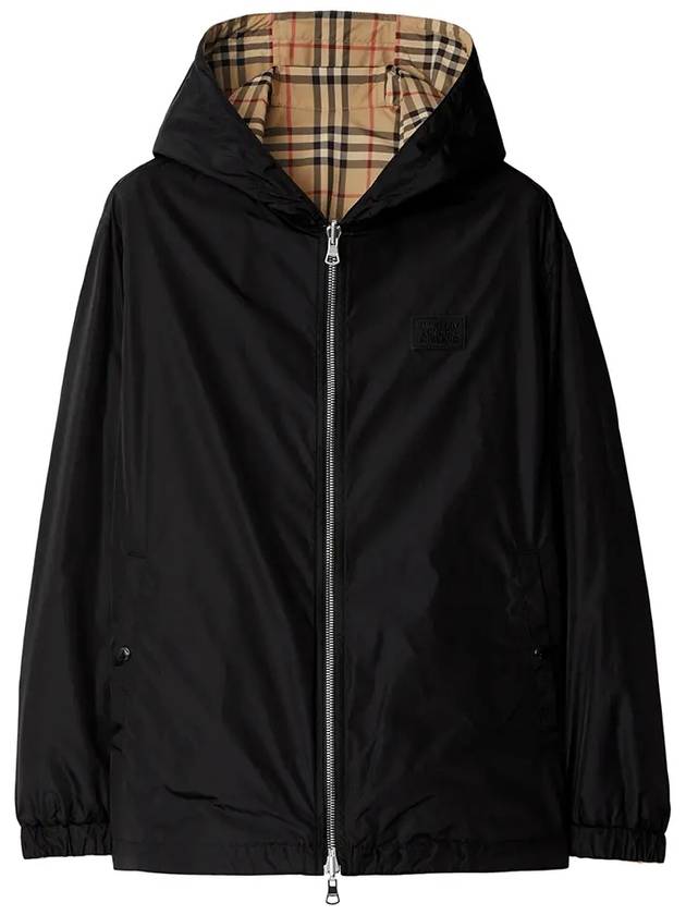 Reversible Vintage Check Hooded Jacket Archive Beige - BURBERRY - BALAAN 4