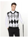 Argyle V-neck VestHE1MSV001 - HOLIC&PLAY - BALAAN 3