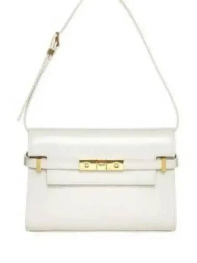 Manhattan Small Shoulder Bag Blanc Vintage - SAINT LAURENT - BALAAN 2