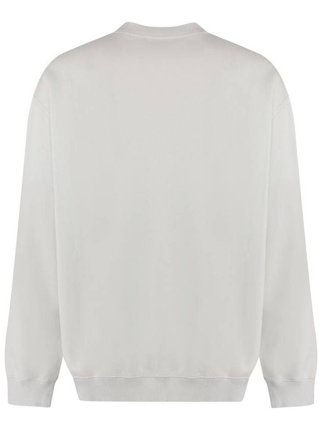 Embroidered Logo Sweatshirt Grey - LANVIN - BALAAN 3