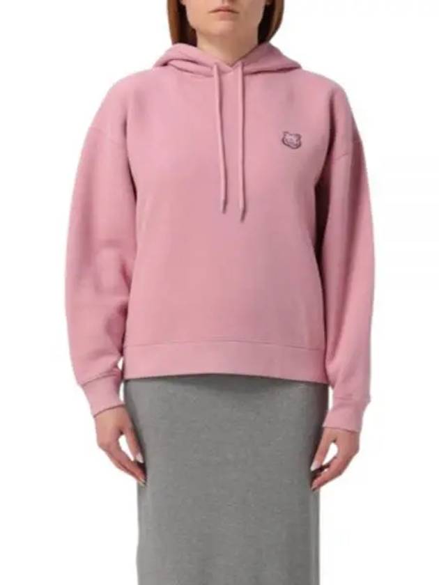 Bold Fox Head Patch Comfort Hoodie Pink - MAISON KITSUNE - BALAAN 2