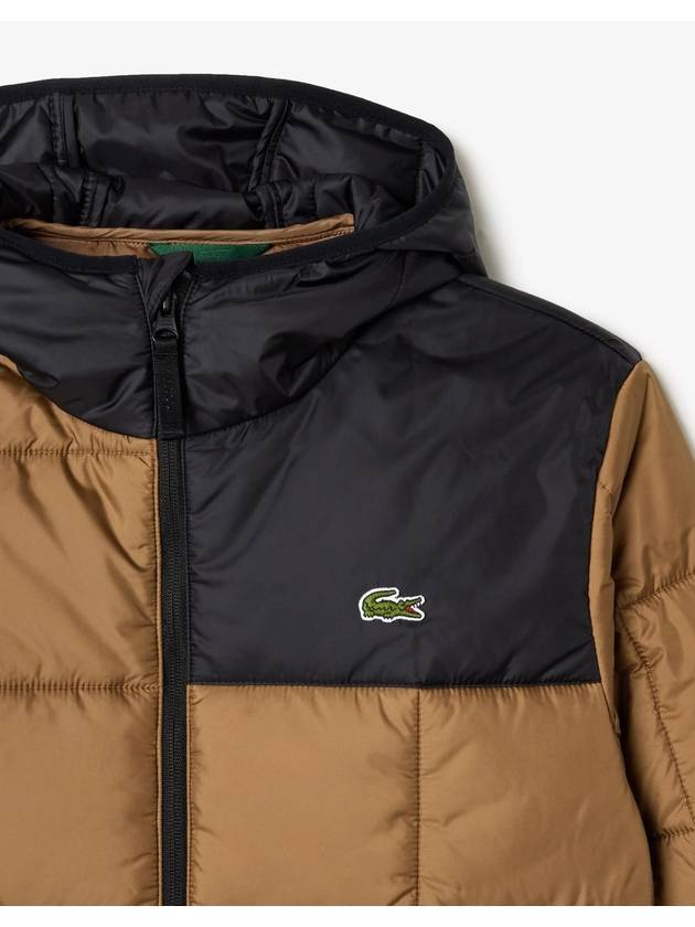 Waterproof Colour-Block Puffer Jacket - LACOSTE - BALAAN 5