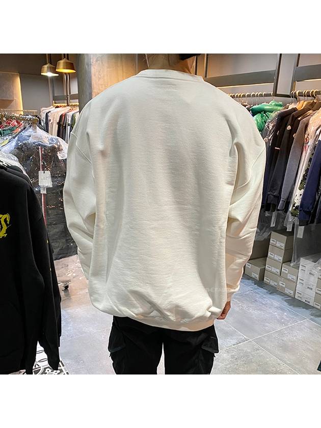 Rainbow Logo Over Sweatshirt White - VETEMENTS - BALAAN 5