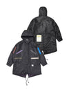 Zipper Oversized Fishtail Parka Black - STIGMA - BALAAN 2