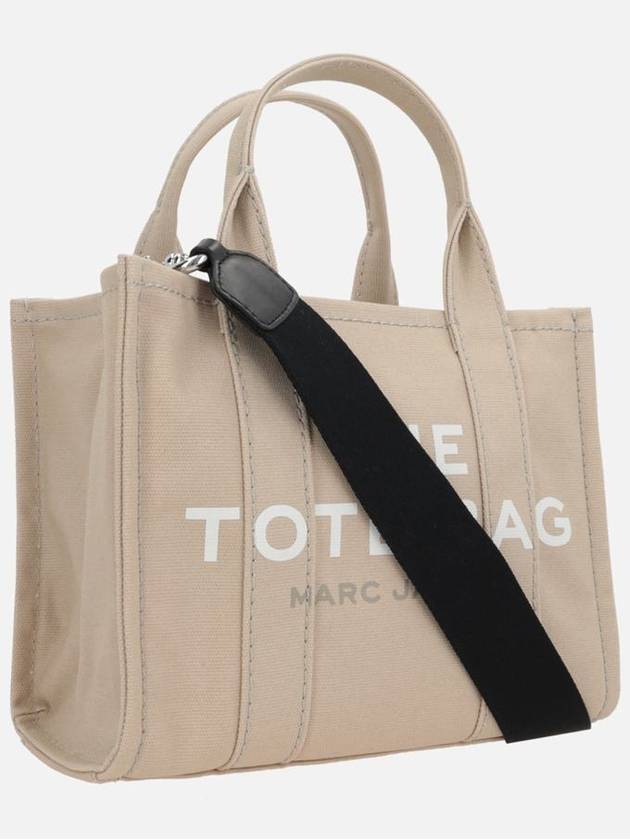 Logo Small Canvas Tote Bag Brown - MARC JACOBS - BALAAN 3