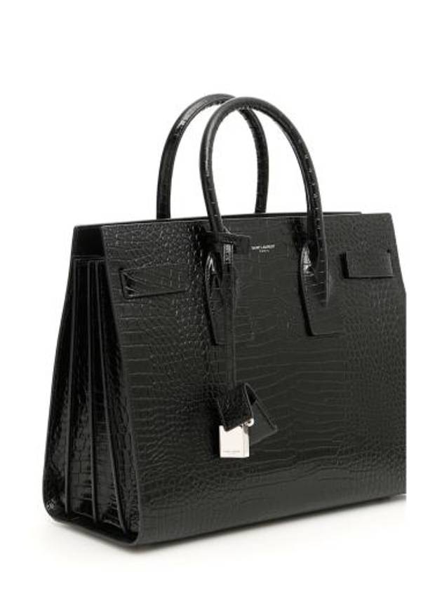 Sac De Jour Small Nano Tote Bag Black - SAINT LAURENT - BALAAN 6