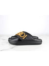 gold logo slipper sandals 37 - FENDI - BALAAN 4