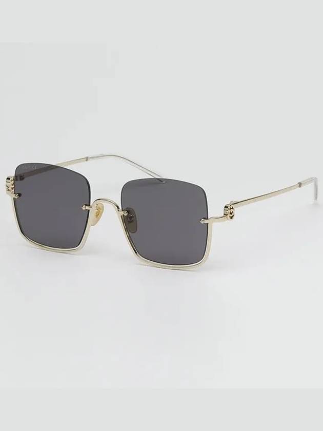 Eyewear Logo Sunglasses Gold - GUCCI - BALAAN 4