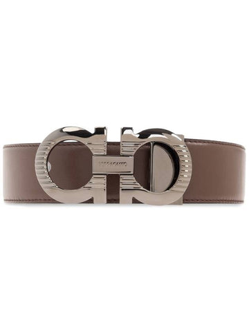 FERRAGAMO Reversible ‘Adjus’ Belt, Men's, Brown - SALVATORE FERRAGAMO - BALAAN 1