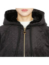 Monogram Parsons Bunny Hooded Zip-Up Black - MOOSE KNUCKLES - BALAAN 10