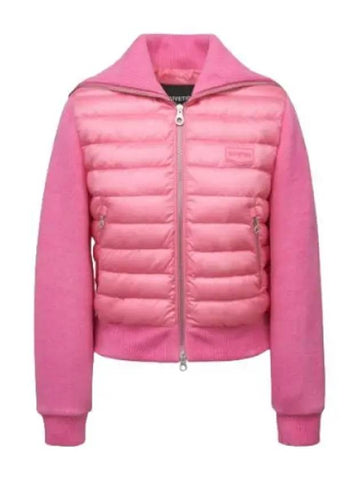 Parella Pink Women s Outerwear Padding - DUVETICA - BALAAN 1