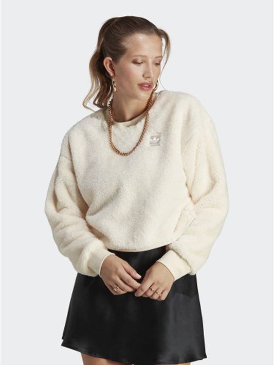 Bubble Sweatshirt IC2259 Cream WOMENS - ADIDAS - BALAAN 2