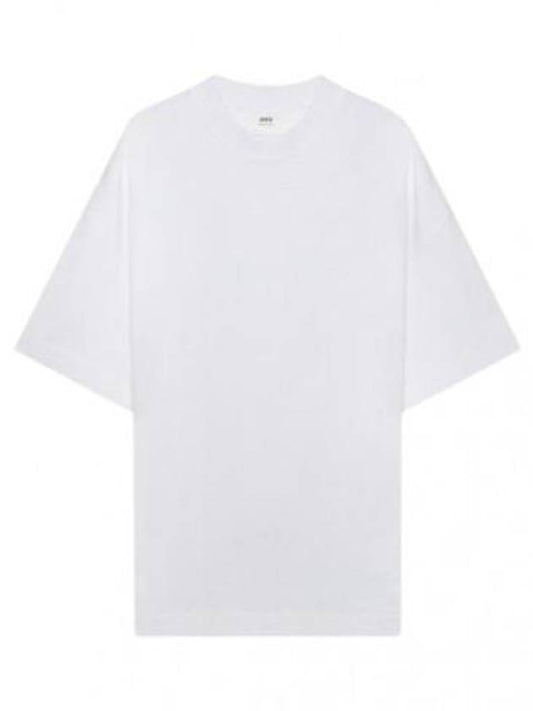 short sleeve t-shirt satin label short sleeve t-shirt - AMI - BALAAN 1