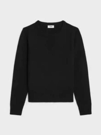 Black Cashmere Triomphe Heritage Sweater RY02N317V 38NO - CELINE - BALAAN 2