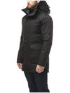 Yves Hooded Fur Padded Parka Black - NOBIS - BALAAN 7