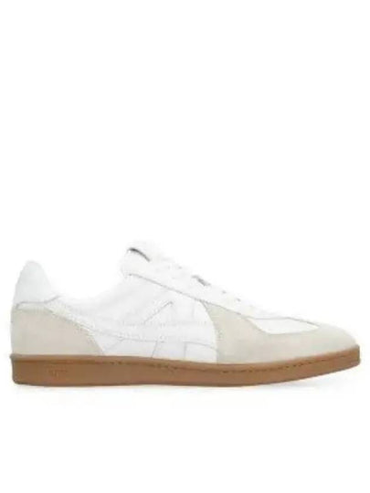 Tennis Logo Embossed Low Top Sneakers White - AMI - BALAAN 2