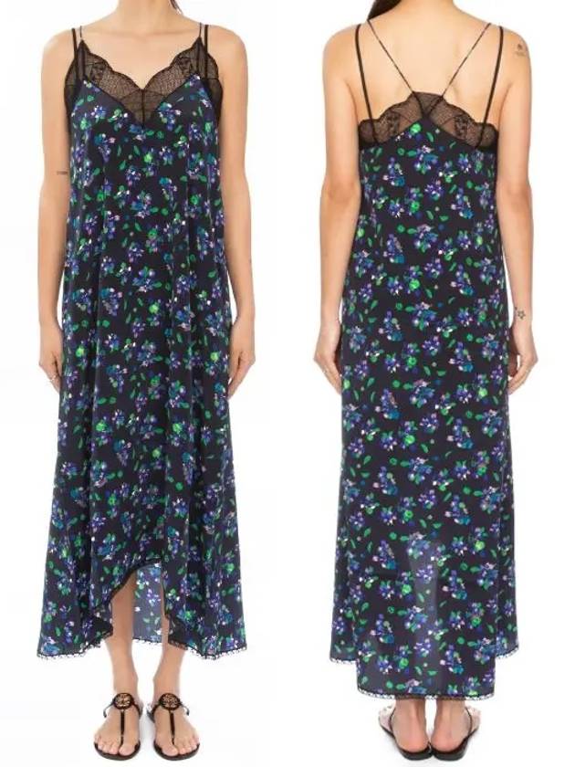 Silk printing long dress WWDR01219 - ZADIG & VOLTAIRE - BALAAN 1