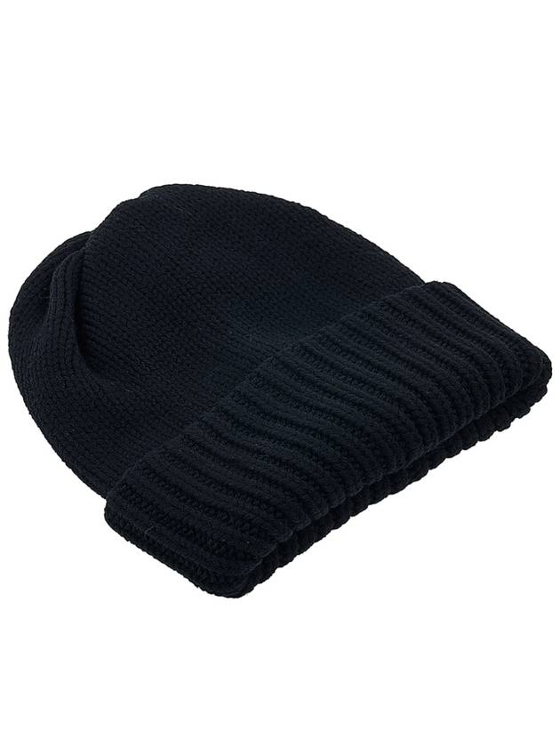 Men's Grenoble Logo Patch Beanie 3B00016 M1131 999 - MONCLER - BALAAN 4