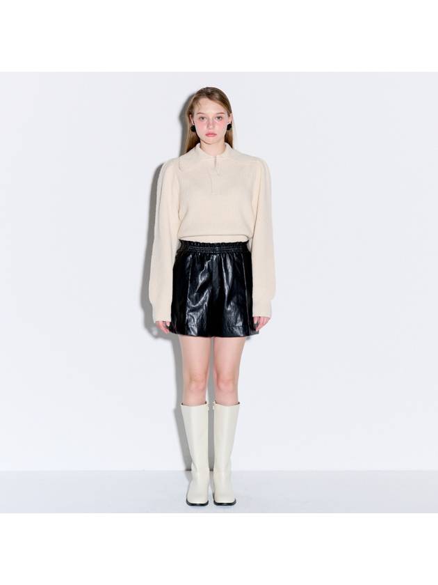 ECCO Leather Banding Shorts Black - OPENING SUNSHINE - BALAAN 1