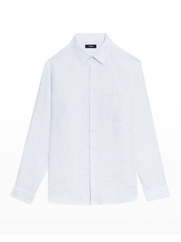 Olympic Multi-Summer Linen Long Sleeve Shirt White - THEORY - BALAAN 2