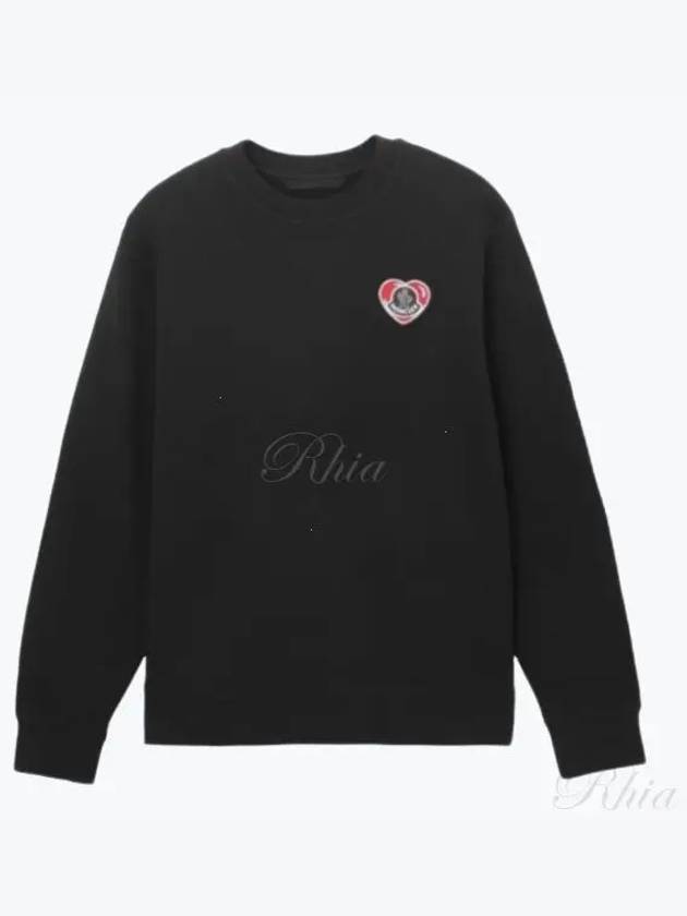 8G00043 899V4 999 Logo Patch Sweatshirt - MONCLER - BALAAN 1