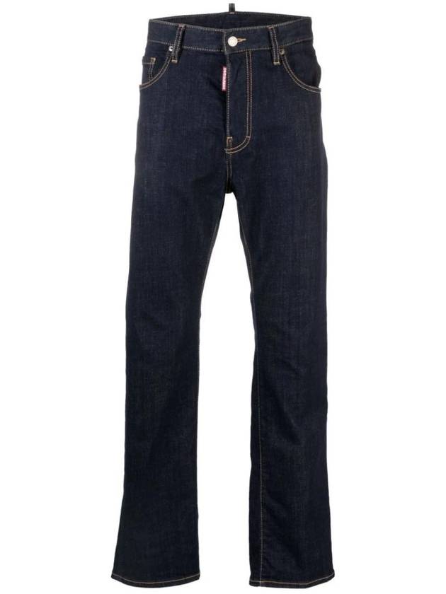 Dark Rinse Wash 642 Jean Navy - DSQUARED2 - BALAAN 1