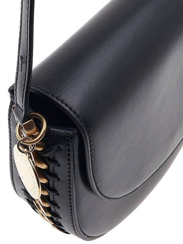 Framy Medium Shoulder Bag Black - STELLA MCCARTNEY - BALAAN.