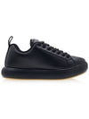 Pillow Leather Low Top Sneakers Black - BOTTEGA VENETA - BALAAN 3