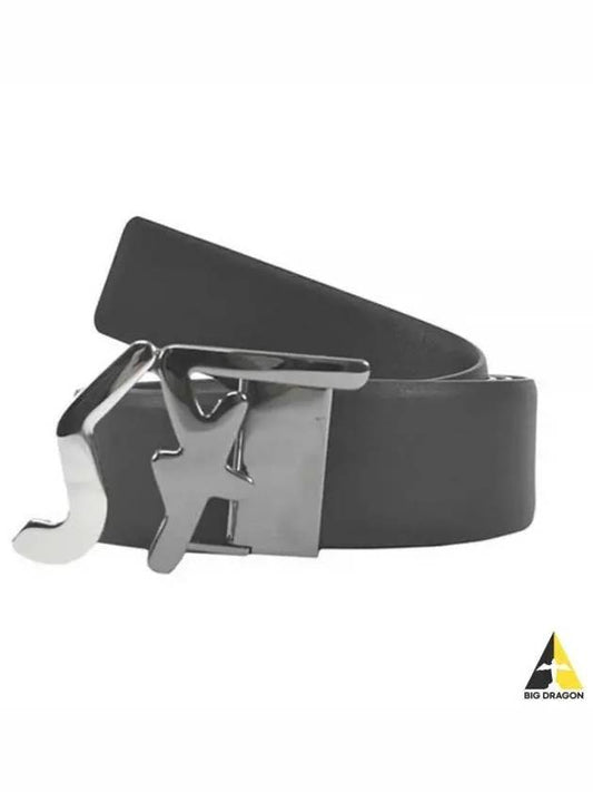 Buckle Leather Belt Black - SALVATORE FERRAGAMO - BALAAN 2