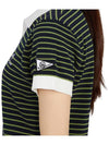 Golf Wear Short Sleeve Knit HHW 2A AB53 NAVY GREEN - HORN GARMENT - BALAAN 9