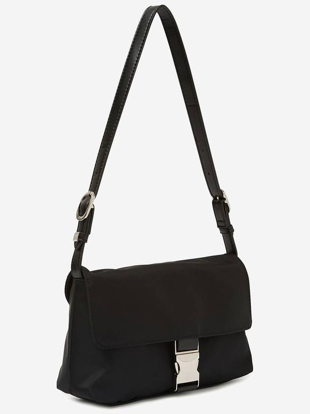 Rosa Nylon Shoulder Bag Black - MINOC - BALAAN 3