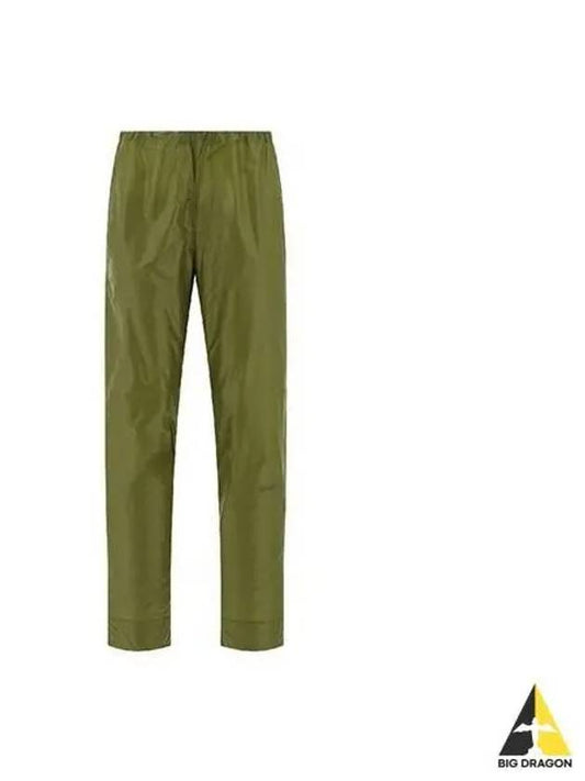 Women s Quilted Jogger Track Pants Khaki F7710 - GANNI - BALAAN 1