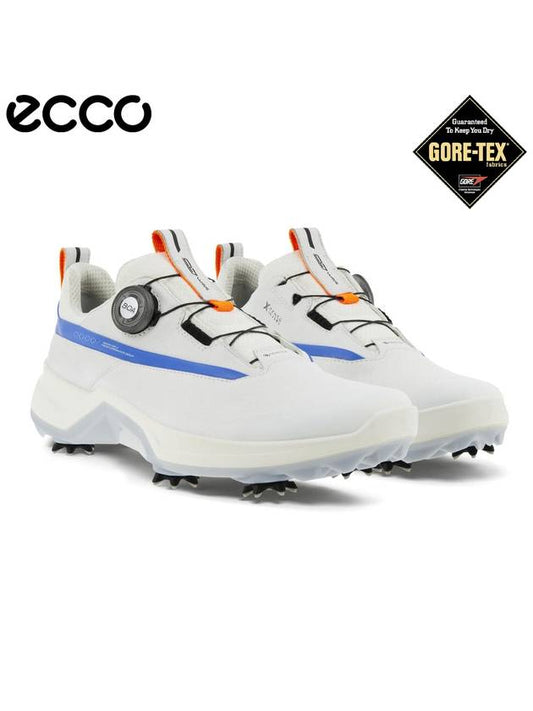 ecco Spikeless Gore Tex G5 Orange Point Boa Golf Shoes Men s - ECCO - BALAAN 1