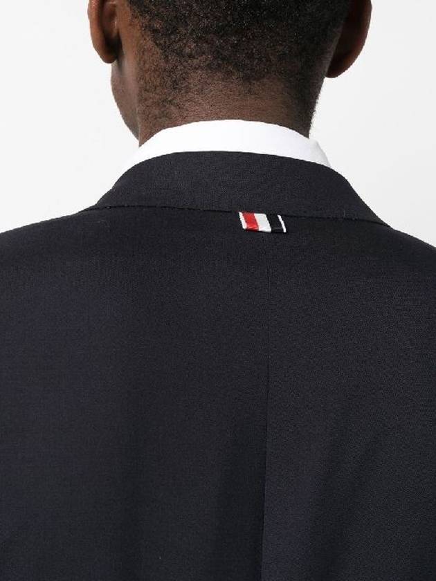 Plain Weave Suiting 4 Bar Classic Sport Jacket Dark Blue - THOM BROWNE - BALAAN 6