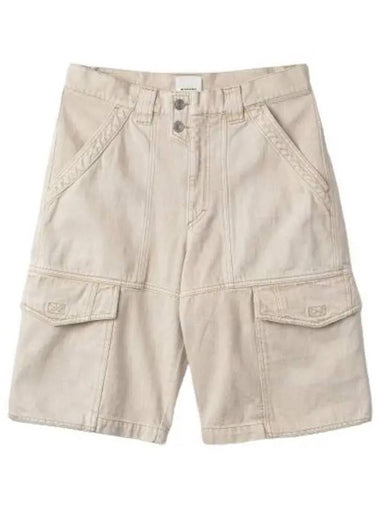 Jemuel Casual Shorts Pants Ecru - ISABEL MARANT - BALAAN 1