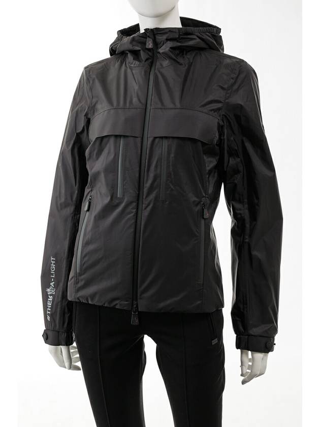 Vouvry Hooded Jacket Black - MONCLER - BALAAN 4